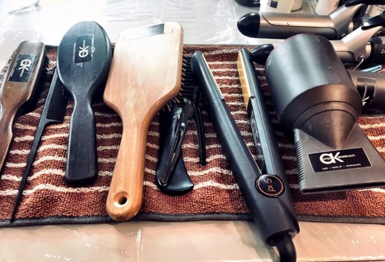 Professionelle Hairstyling Tools im Salon Kieselbach Friseur Berlin Mitte