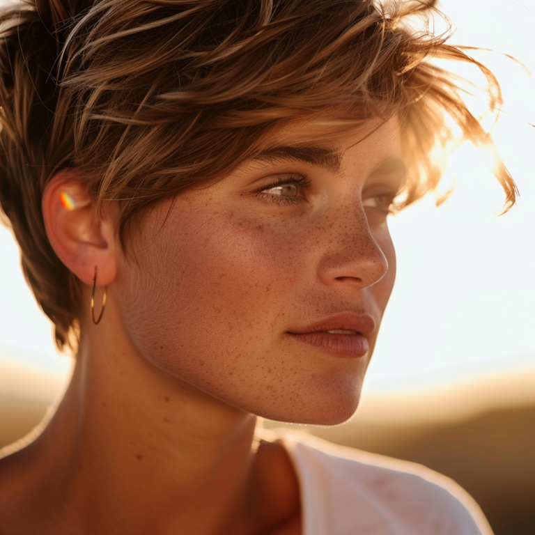 Balayage für kurzes Haar